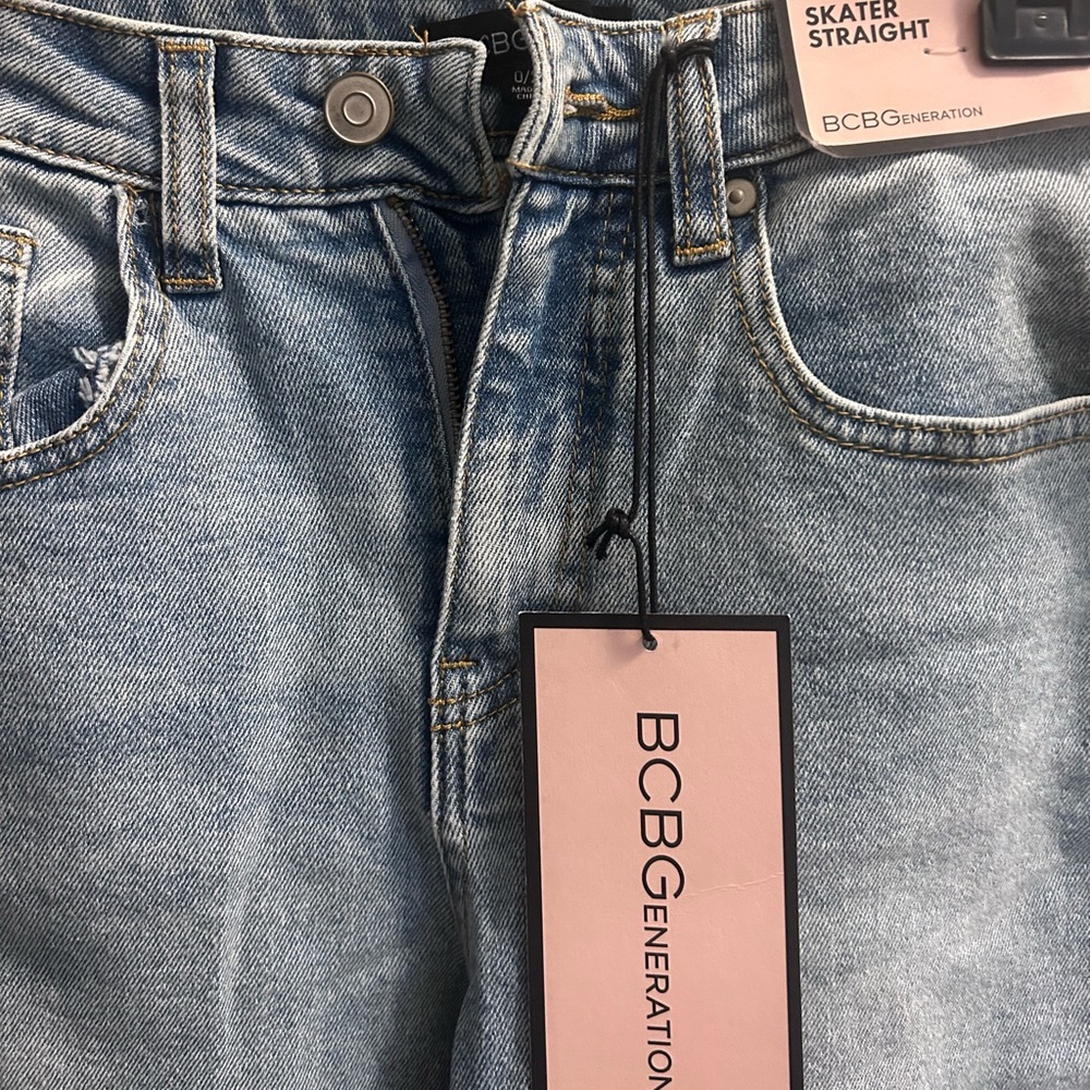 BCBGeneration Skater Straight Jeans